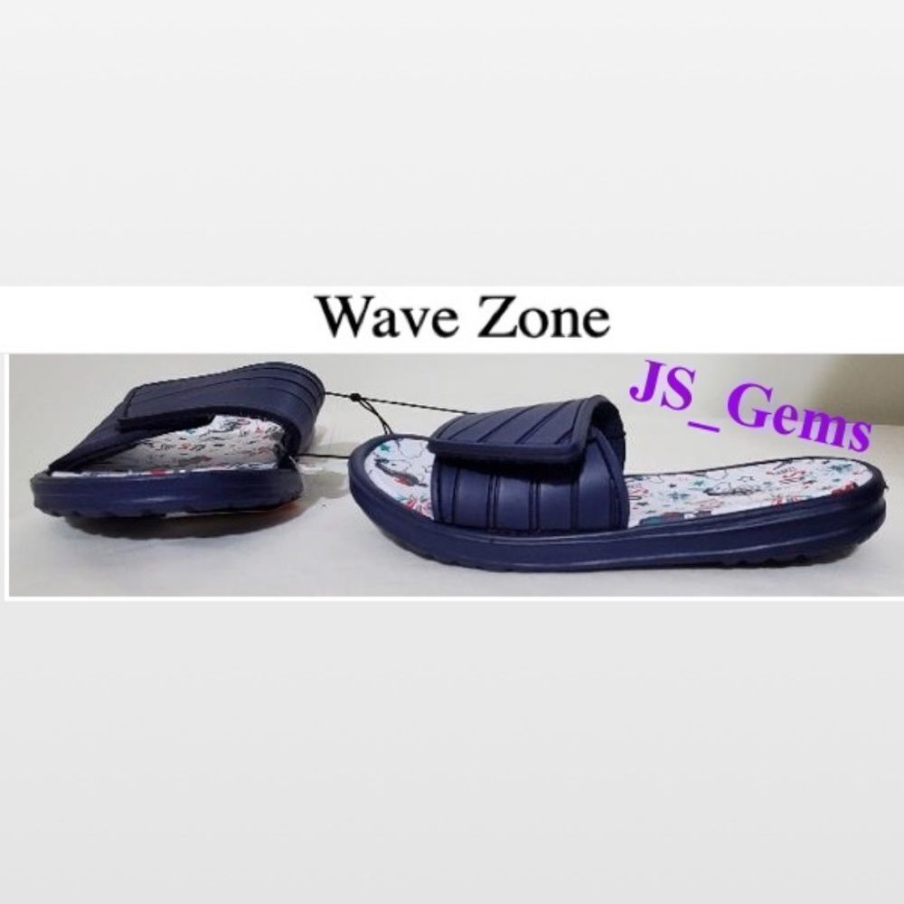 New Kid Girls USA Unicorn Blue Sandal Slide On Shoes